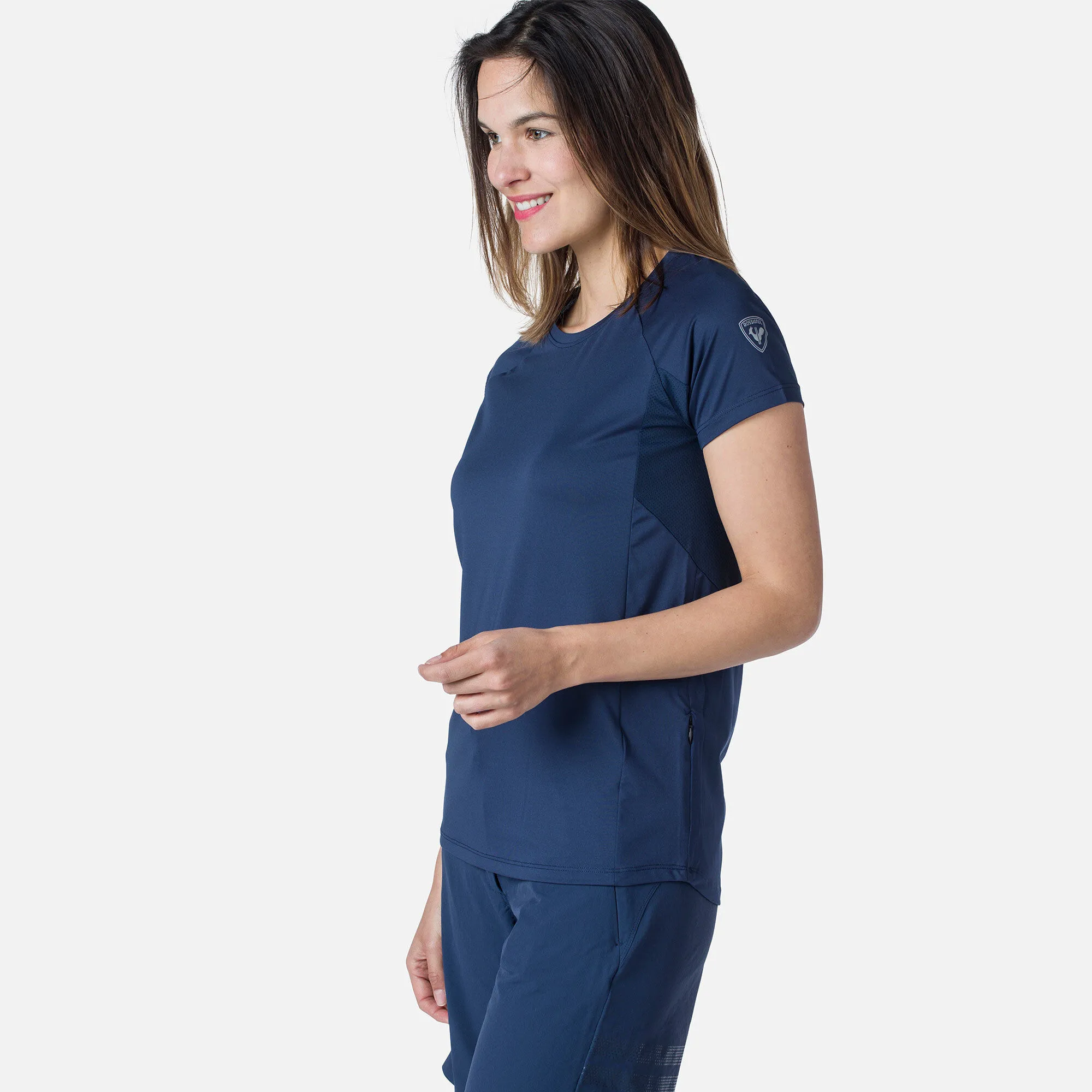 Camiseta de manga corta corte relajado para mujer