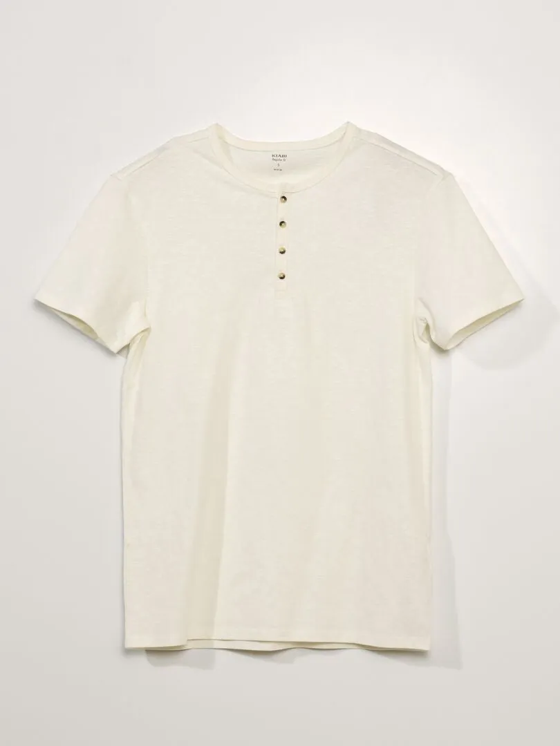 CAMISETA DE PUNTO  BLANCO