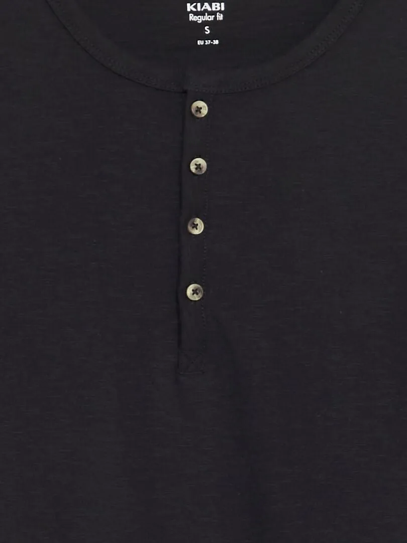 CAMISETA DE PUNTO  NEGRO