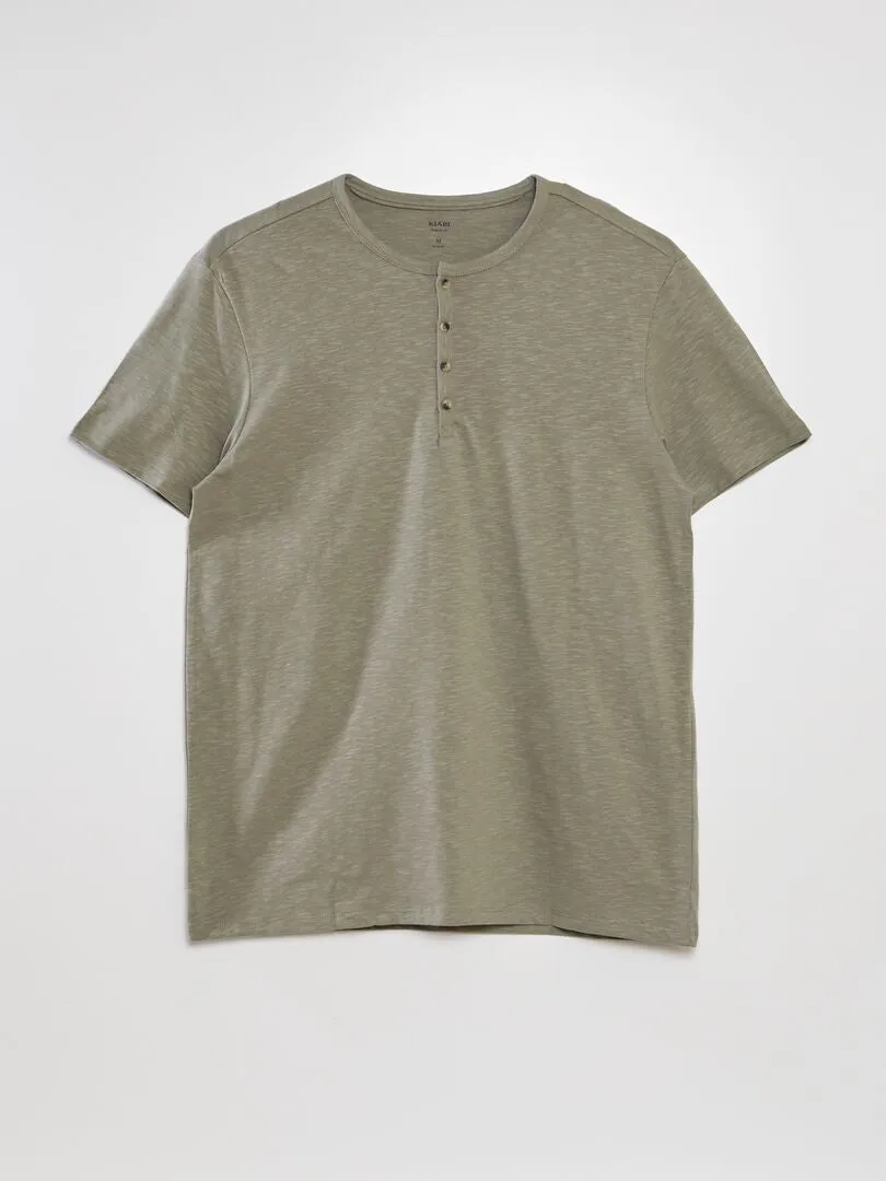 CAMISETA DE PUNTO  VERDE