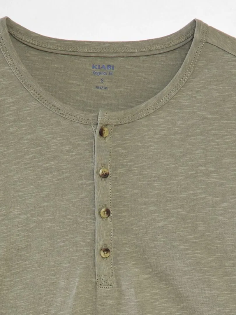 CAMISETA DE PUNTO  VERDE