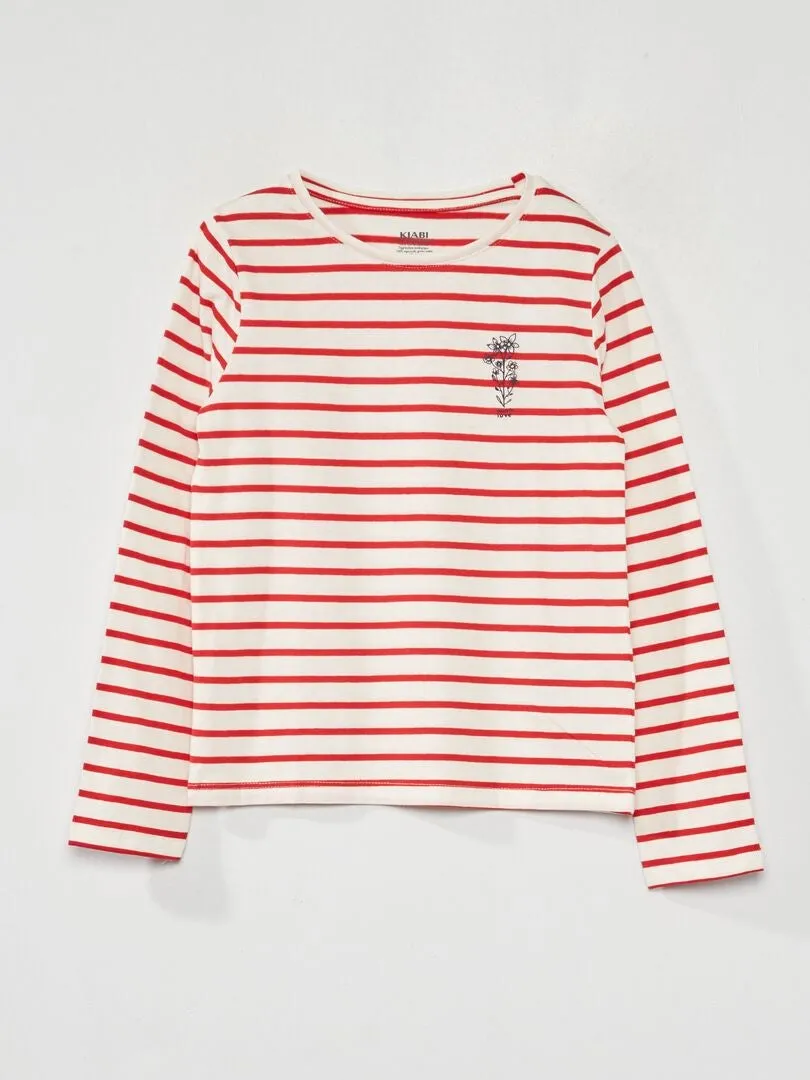 CAMISETA DE 'RAYAS'  ROSA