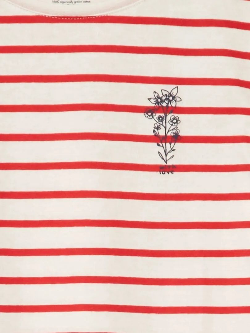 CAMISETA DE 'RAYAS'  ROSA