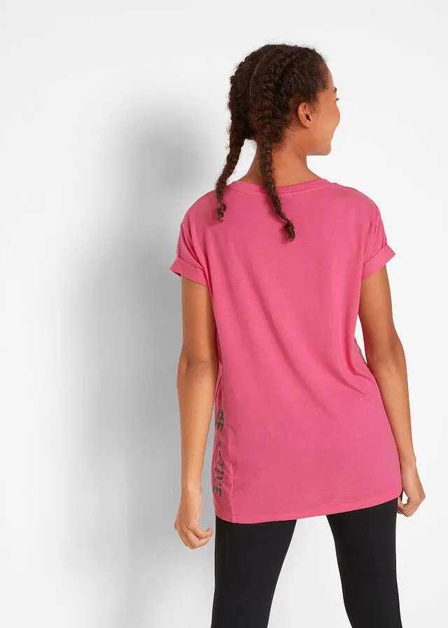 Camiseta deportiva de Lyocell Pink lady