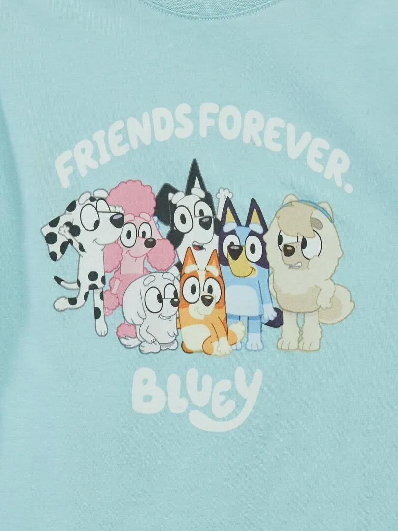 CAMISETA ESTAMPADA 'BLUEY'  AZUL