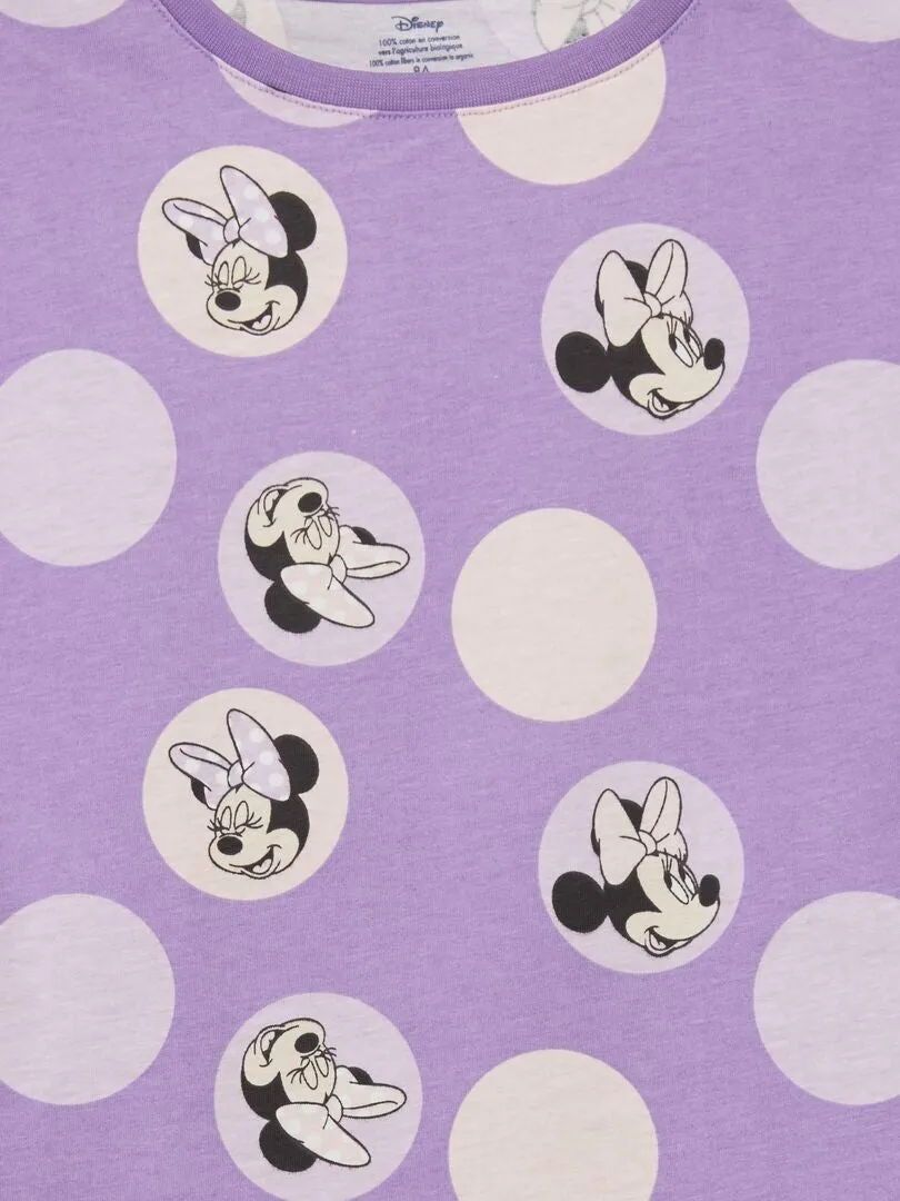 CAMISETA ESTAMPADA 'MINNIE'  PURPURA