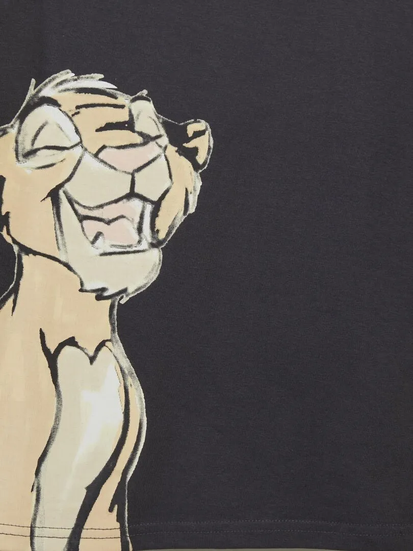 CAMISETA ESTAMPADA 'NALA'  NEGRO