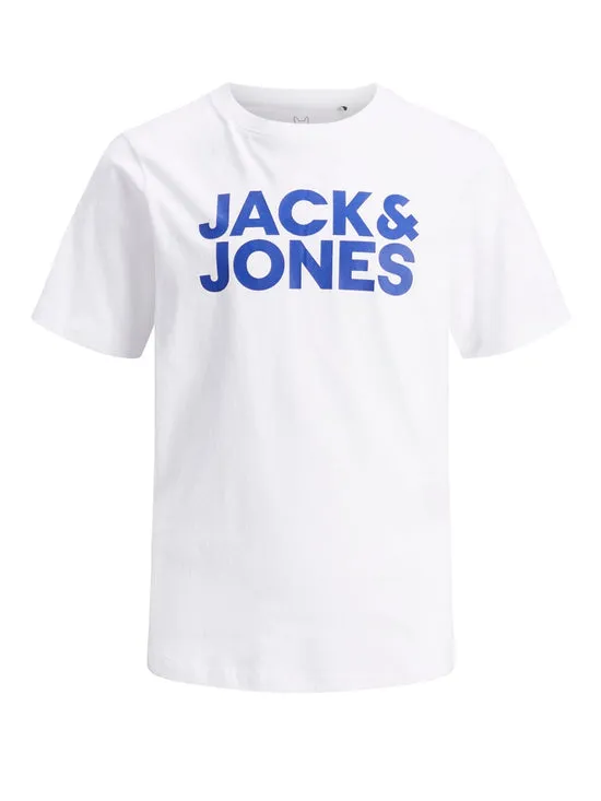 CAMISETA JUNIOR CON LOGO BLANCA  CORP