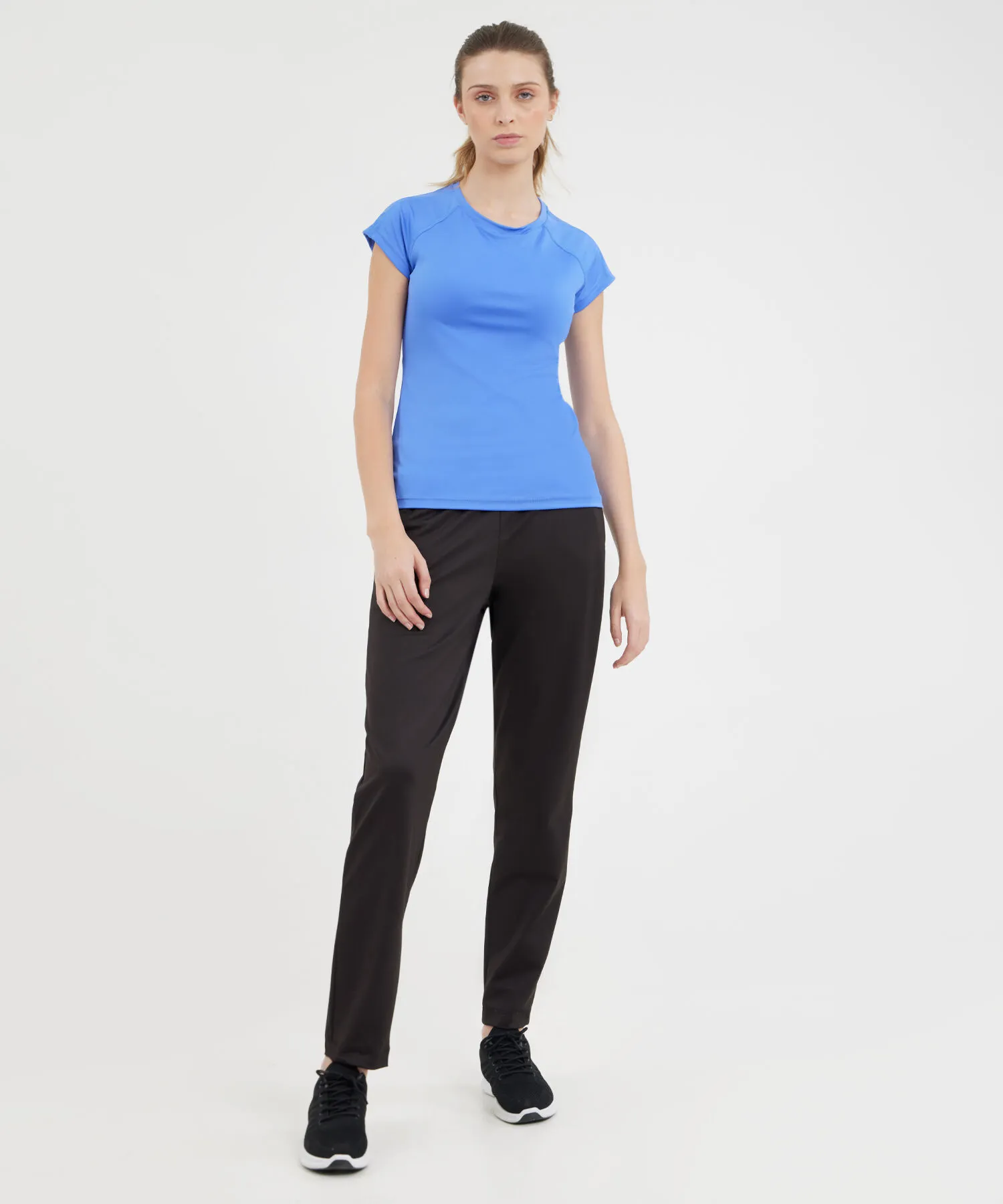 CAMISETA MANGA CORTA CUELLO REDONDO CON CORTES ESPALDA, SPORT L&IACUTE;NEAS PATPRIMO