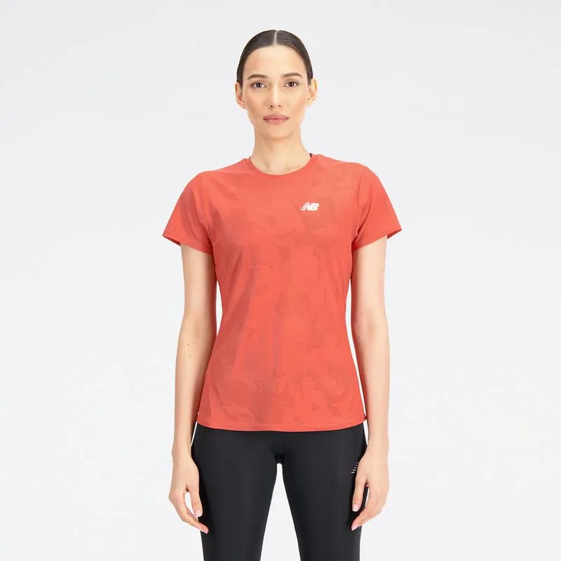 Camiseta Manga Corta Para Mujer New Balance