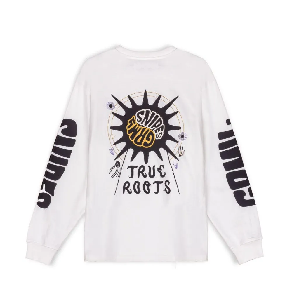 CAMISETA MANGA LARGA GRIMEY "SNIPES X GRIMEY TRUE ROOTS"  WHITE | FALL 22