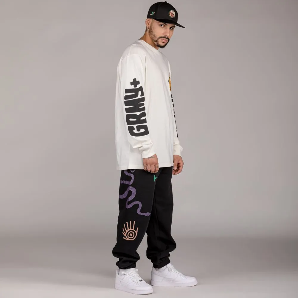 CAMISETA MANGA LARGA GRIMEY "SNIPES X GRIMEY TRUE ROOTS"  WHITE | FALL 22