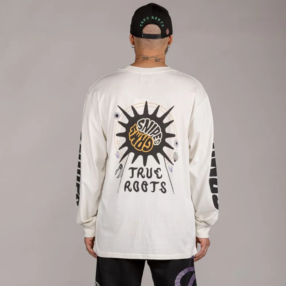 CAMISETA MANGA LARGA GRIMEY "SNIPES X GRIMEY TRUE ROOTS"  WHITE | FALL 22