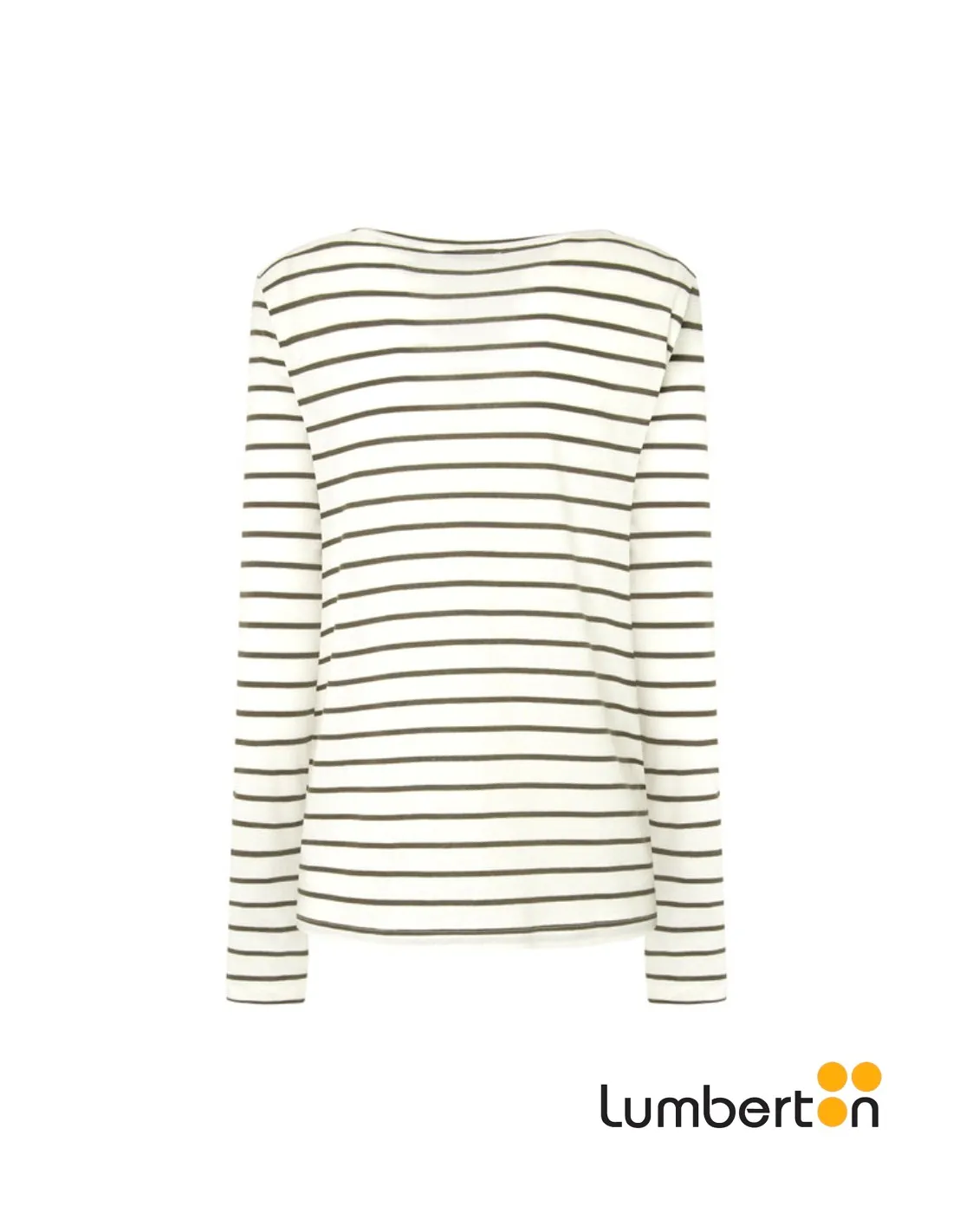 Camiseta M/L Rayas Beig Y VerdeFINNAG