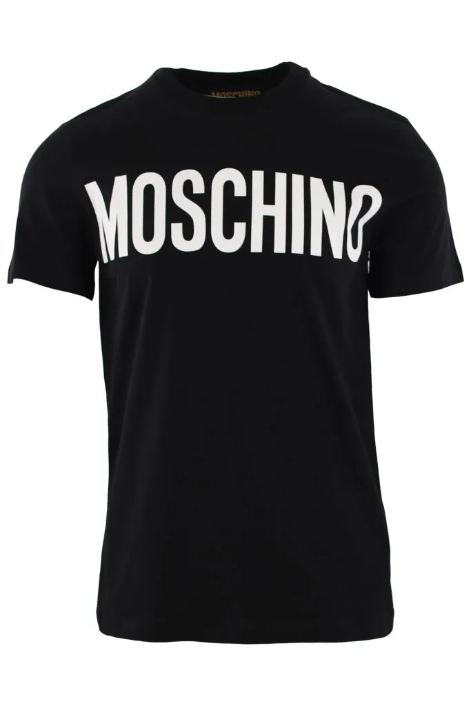 Camiseta negra con logo grande