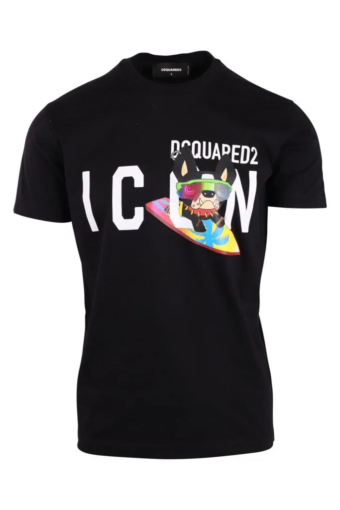 Camiseta negra con logo 