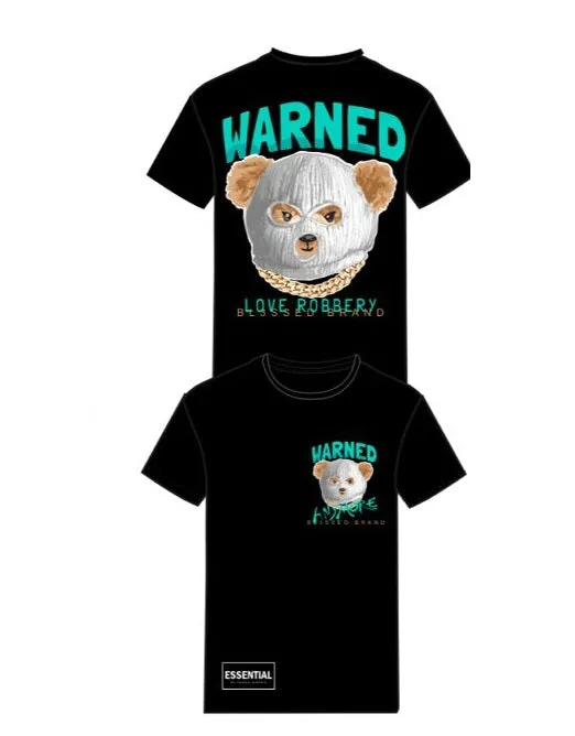 CAMISETA OVDS  21086WARNED NEGRO