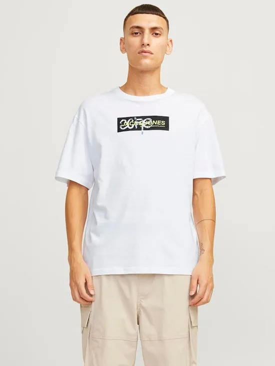 CAMISETA OVERSIZE CON LOGO BLANCA  JCOSUMMER