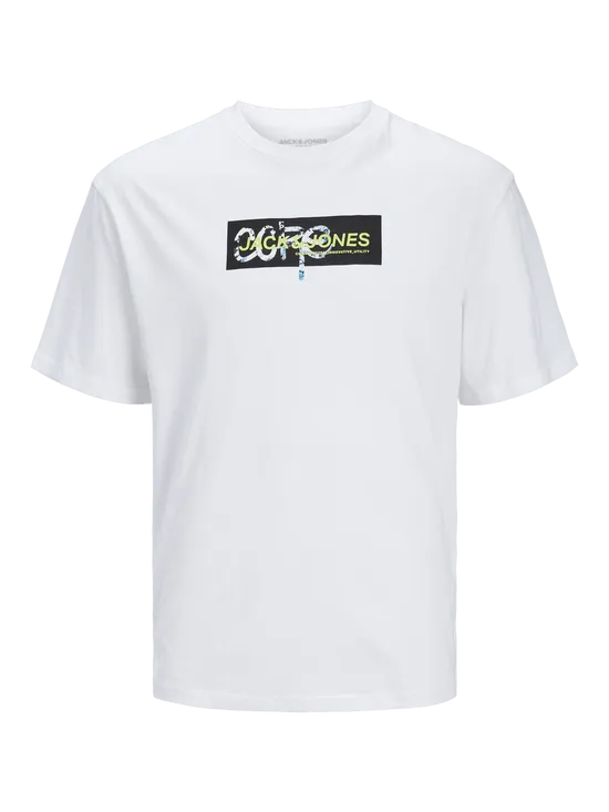 CAMISETA OVERSIZE CON LOGO BLANCA  JCOSUMMER
