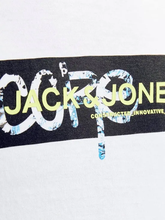 CAMISETA OVERSIZE CON LOGO BLANCA  JCOSUMMER