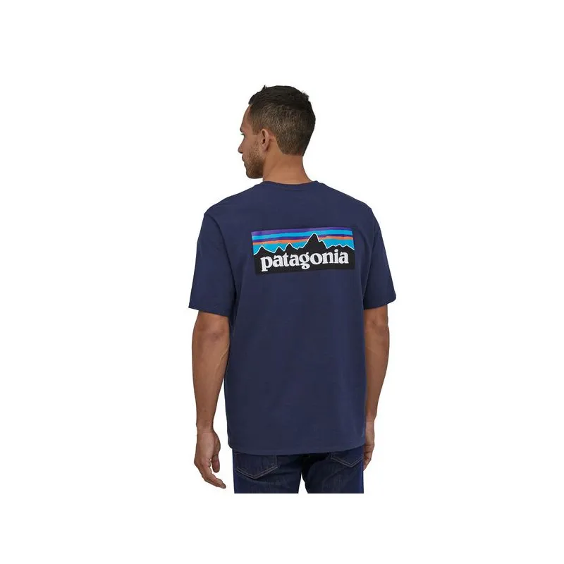CAMISETA PATAGONIA P6 LOGO RESPONSIBILITEE (CLASSIC NAVY) HOMBRE