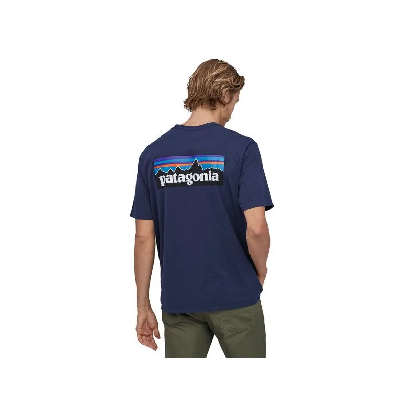 CAMISETA PATAGONIA P6 LOGO RESPONSIBILITEE (CLASSIC NAVY) HOMBRE