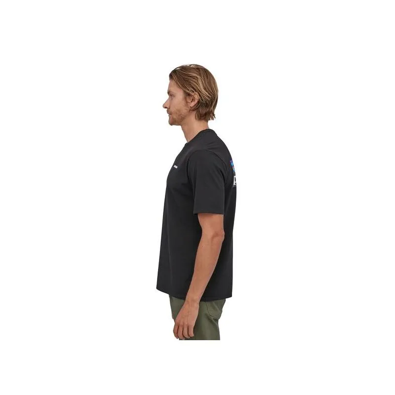 CAMISETA PATAGONIA P6 LOGO RESPONSIBILITEE (NEGRO) HOMBRE