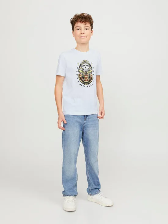 CAMISETA PRINT CALAVERA BLANCA JORHEAVENS