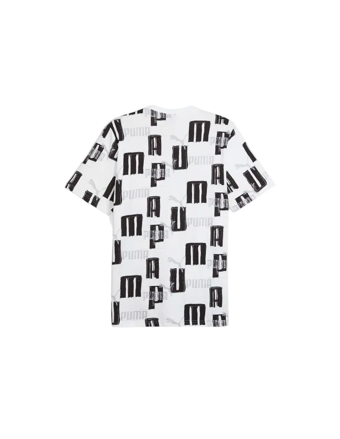Camiseta Puma Essentials+ Logo LAB Hombre Blanco