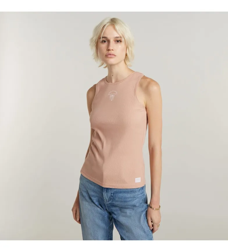 Camiseta Racerback nude