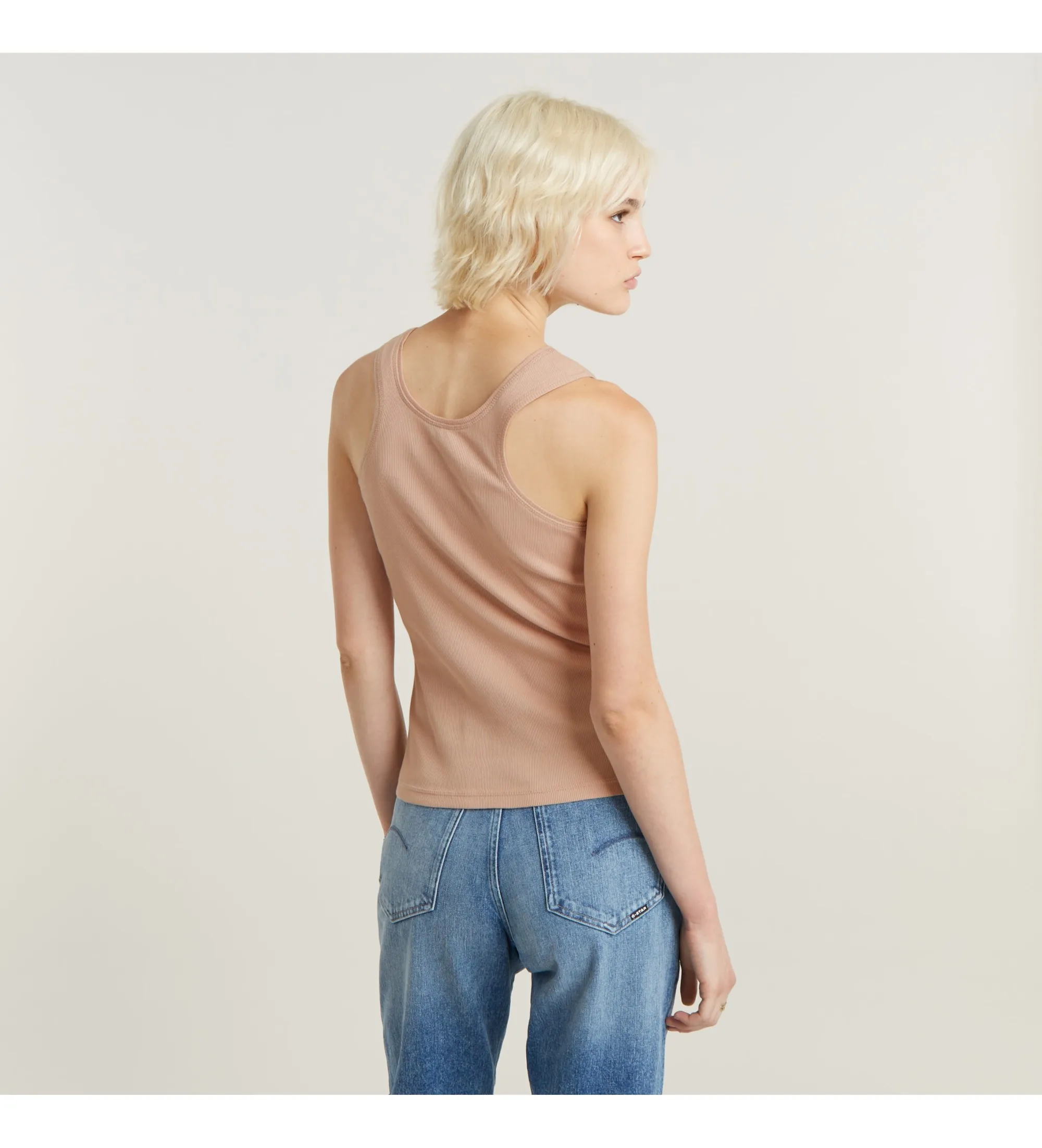 Camiseta Racerback nude