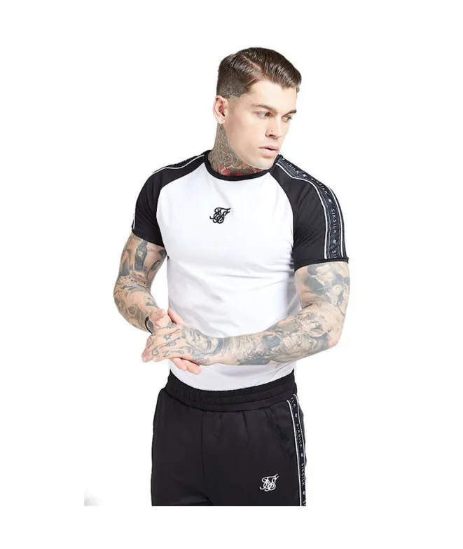 Camiseta Siksilk Raglan Hombre