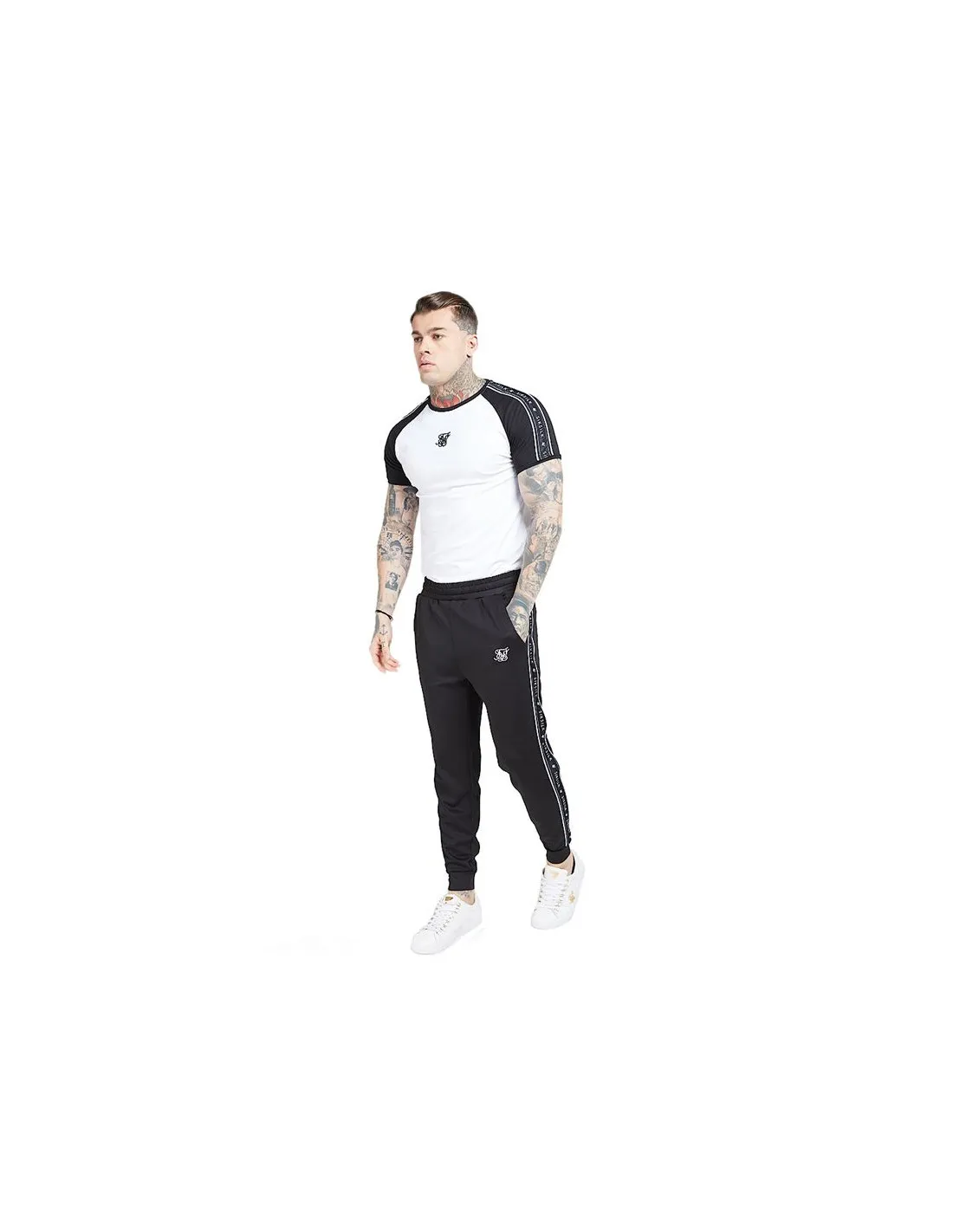 Camiseta Siksilk Raglan Hombre
