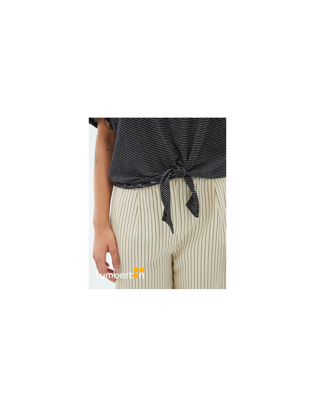 Camiseta SYSTEMACTION M/C Hombreras Negra Rayas Blan. CT326