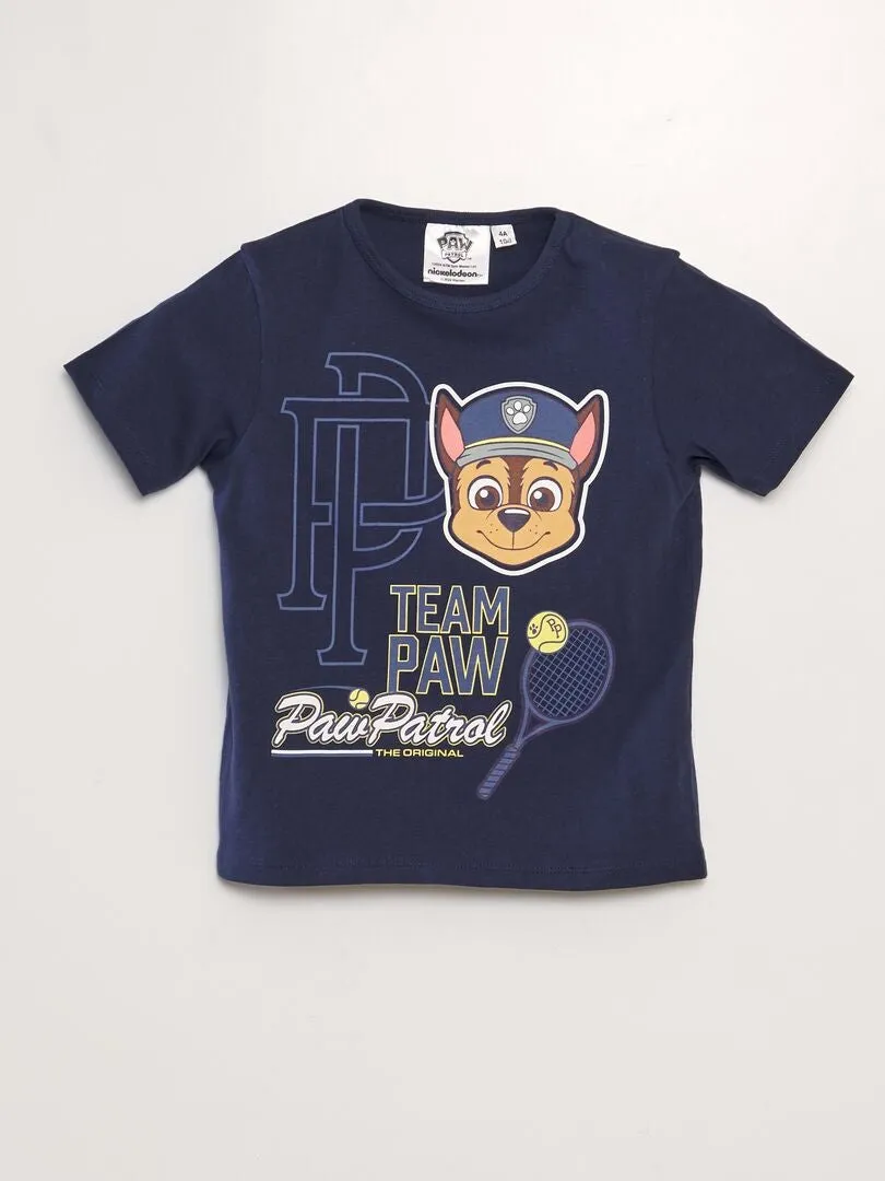 CAMISETA 'LA PATRULLA CANINA'  AZUL