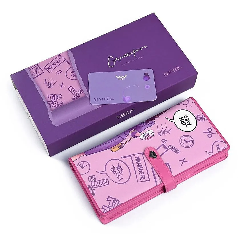 CARTERA VUCH DEVIDED  PURPLE  WOMEN´S