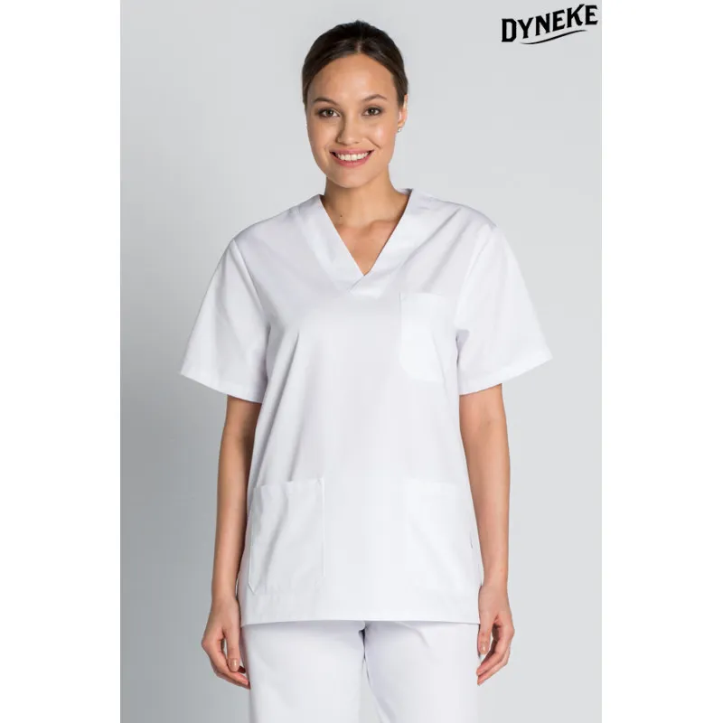 Casaca sanitaria unisex blanca DYNEKE 8204700