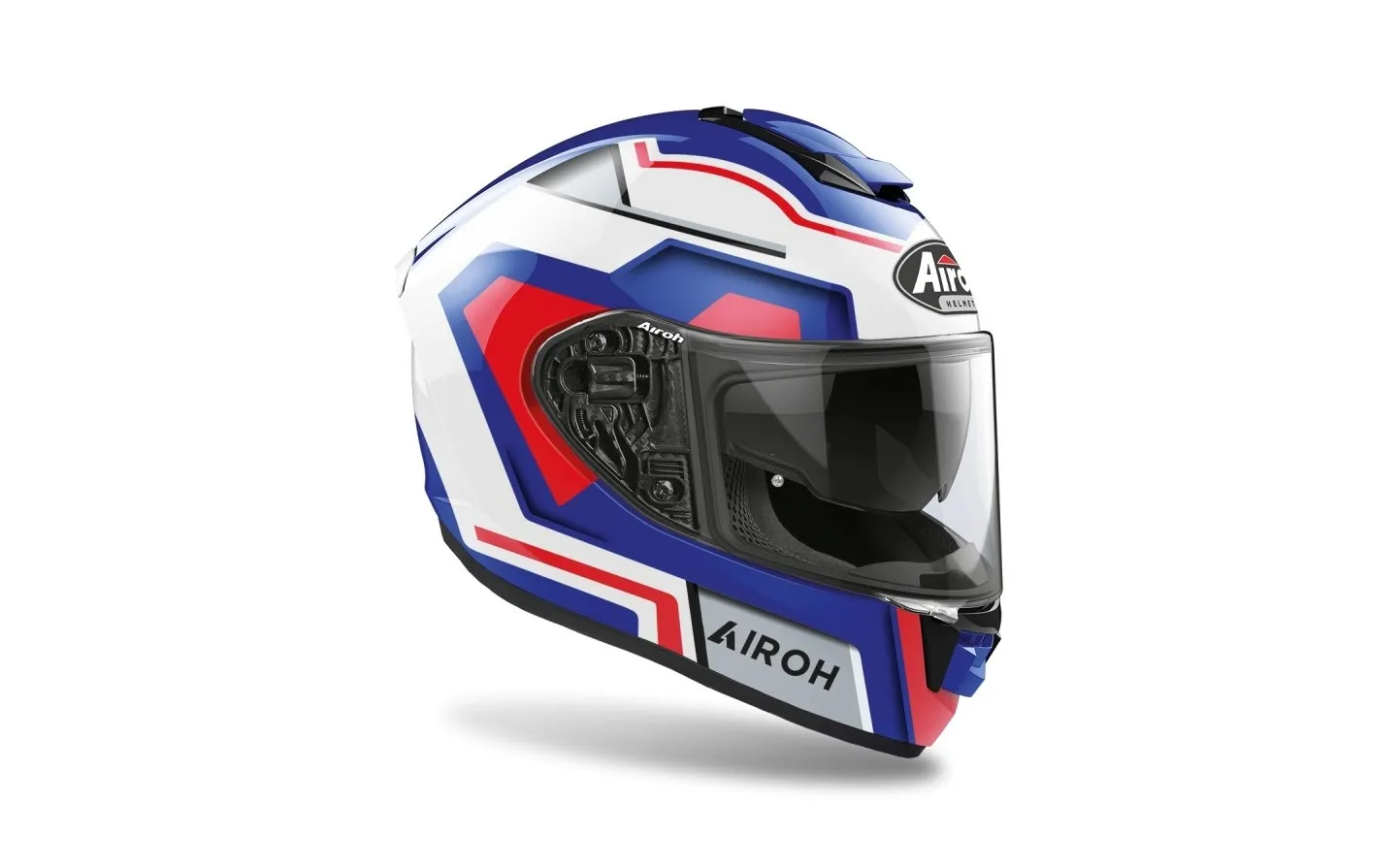 Casco Airoh St.501 Square Azul Rojo Brillo |ST.5SQ55|