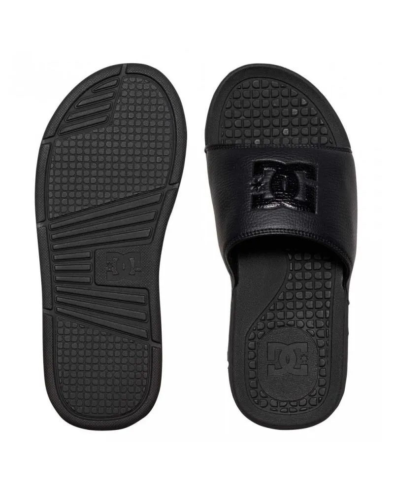 Chanclas de Mujer y Hombre y Niño DC SHOES CHANCLAS PALA HOMBRE DC ADYL100026 NEGRO