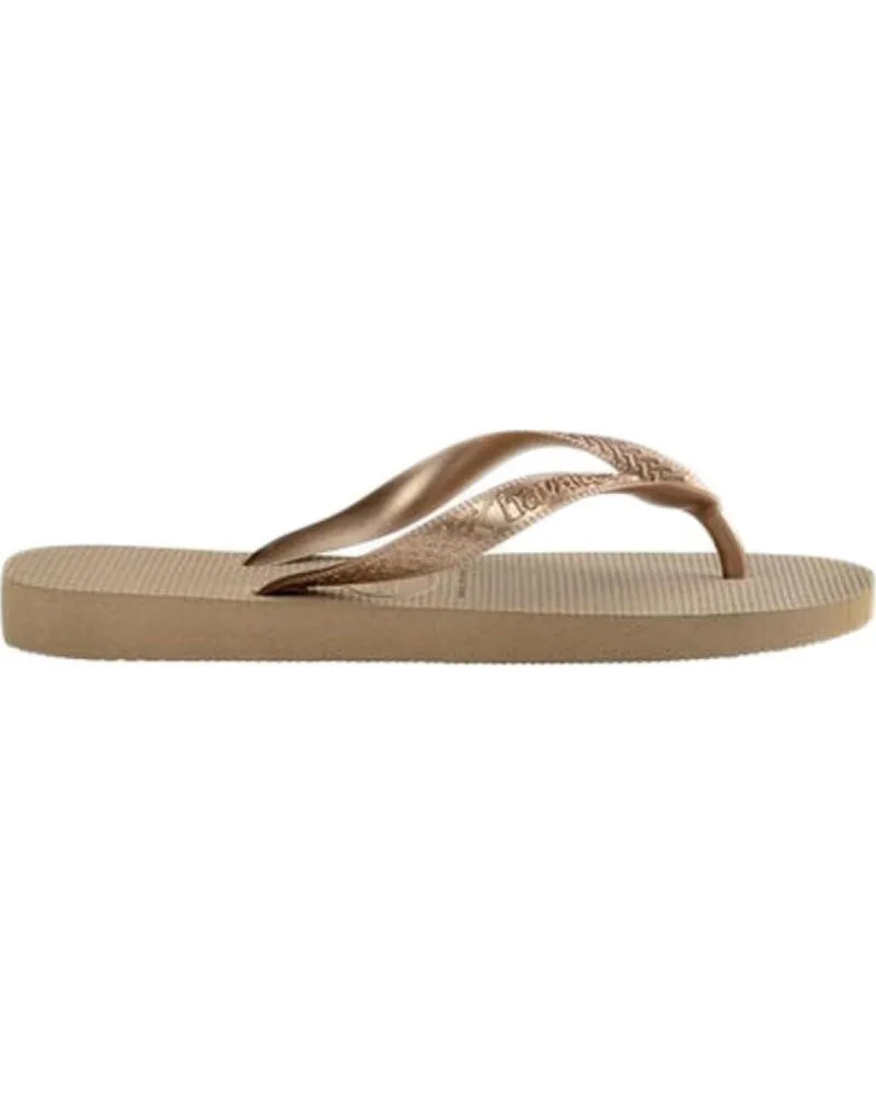 Chanclas de Mujer y Niña HAVAIANAS CHANCLAS TOP TIRAS ORO FLIP F MULTI