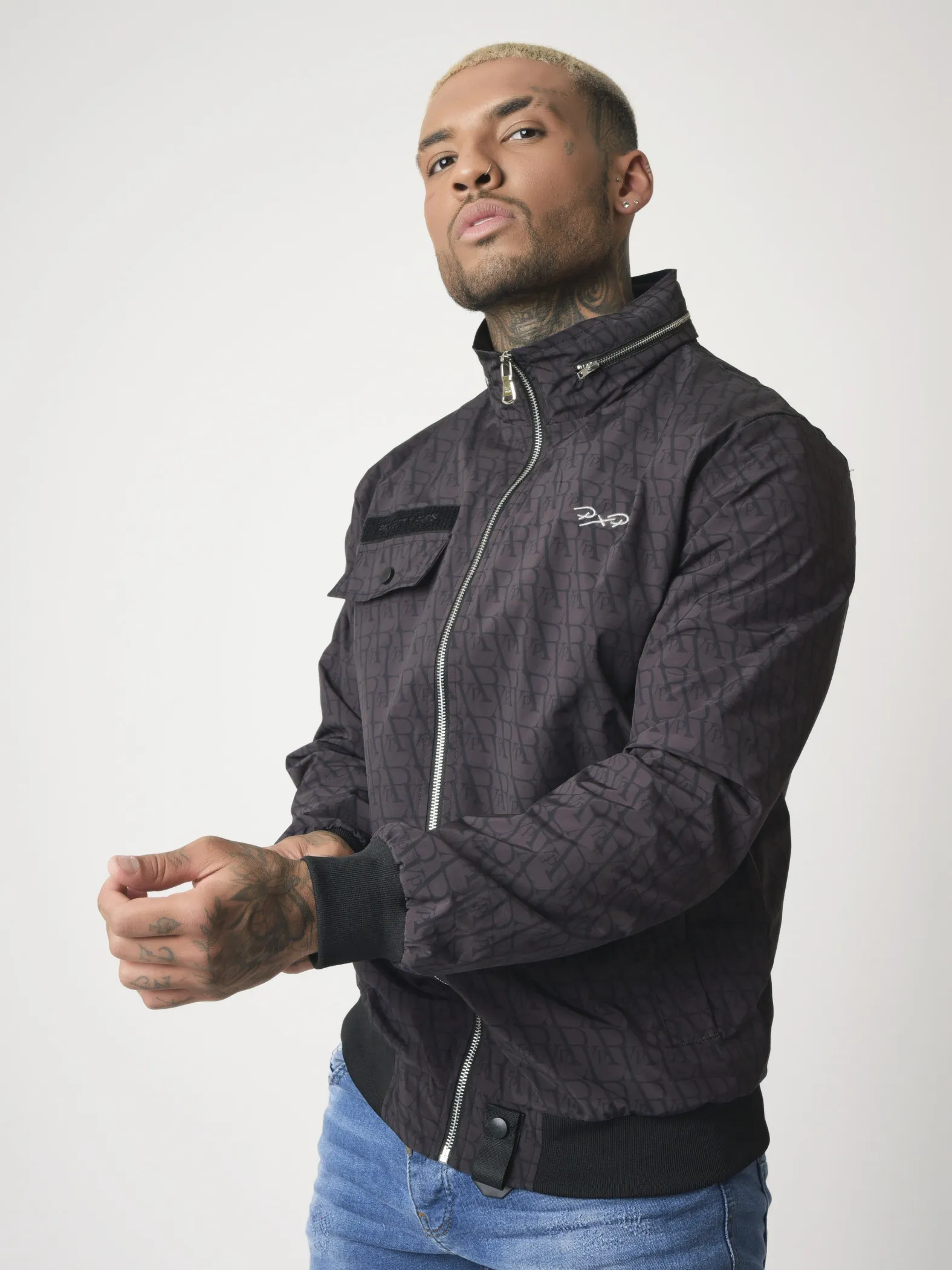 Chaqueta con estampado integral PXP