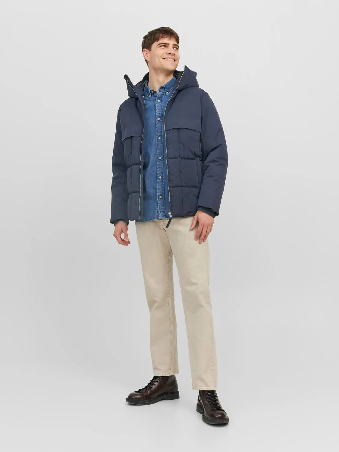 Chaqueta corta acolchada | Azul oscuro | Jack & Jones®
