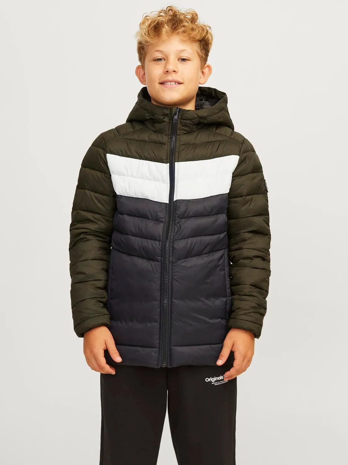 Chaqueta corta acolchada Junior | Negro | Jack & Jones®