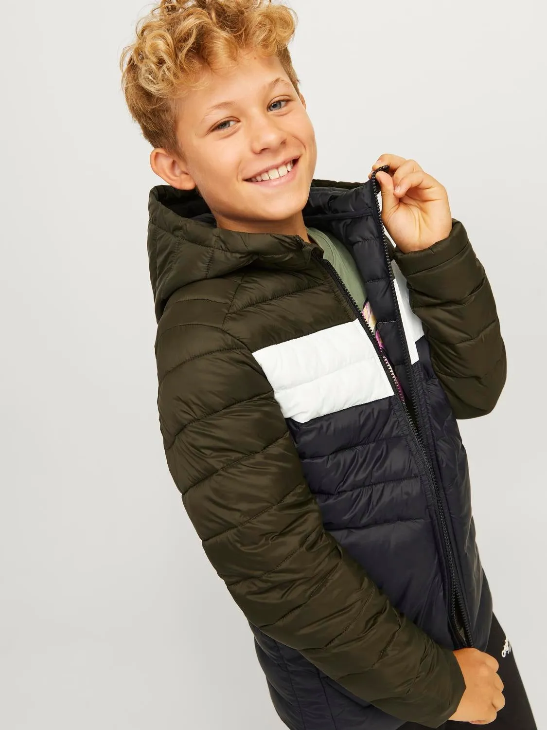 Chaqueta corta acolchada Junior | Negro | Jack & Jones®