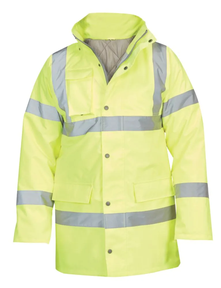 Chaqueta de alta visibilidad, amarillo, talla M (pecho 51