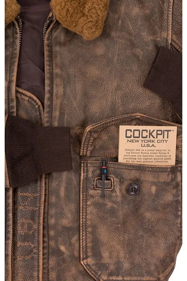 Chaqueta Hombre Cockpit Usa Z21P007 Brown
