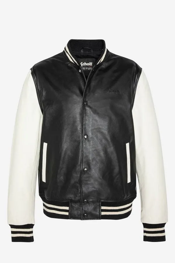 Chaqueta Hombre Schott Lcteddys23Bi Black/O