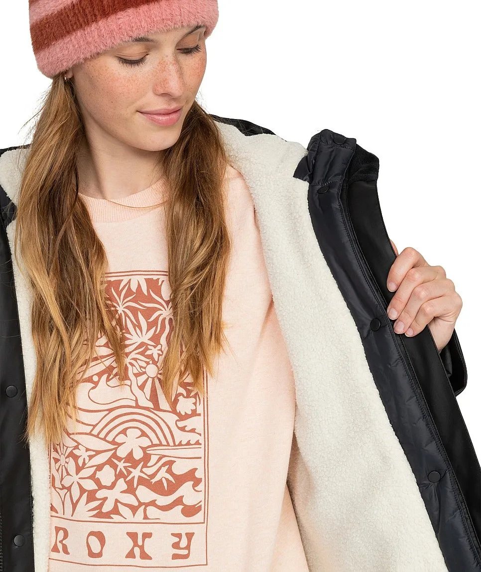 CHAQUETA ROXY NIGHTDEW 3N1  KVJ0/TRUE BLACK  WOMEN´S