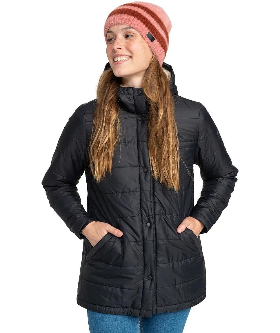 CHAQUETA ROXY NIGHTDEW 3N1  KVJ0/TRUE BLACK  WOMEN´S