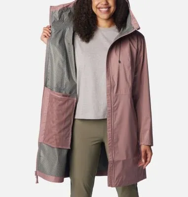 Chaqueta shell larga e impermeable Weekend Adventure™ para mujer